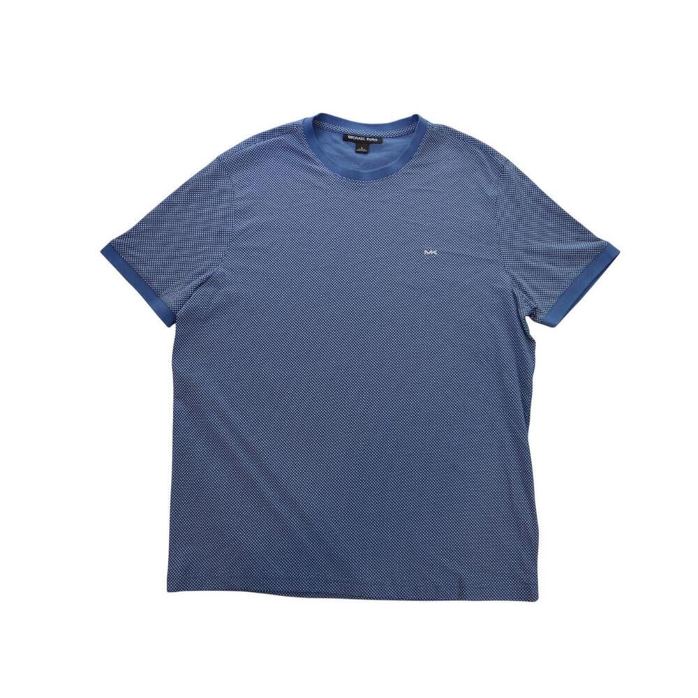 Stylish Michael Kors Blue Polka Dot T-Shirt